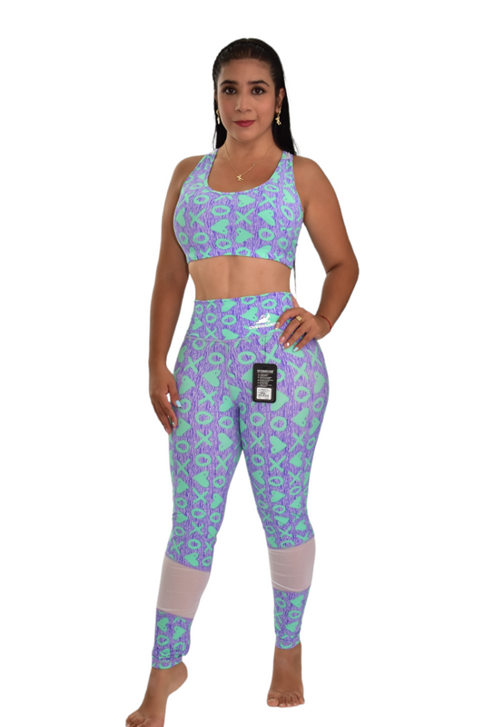 LICRA COMBINADO SET 2 PIEZAS PREMIUMTEX XO VERDE oversilvercolombia