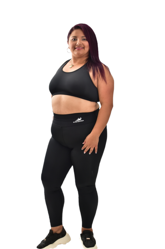 LEGGINS TALLA PLUS SET 2 PIEZAS PREMIUMTEX NEGRO oversilvercolombia