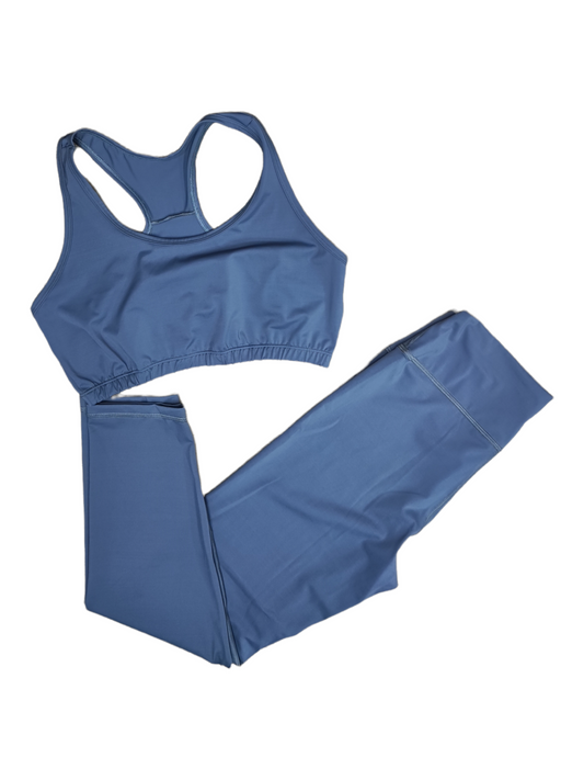 LEGGINS TALLA PLUS SET 2 PIEZAS PREMIUMTEX GRIS CLARO oversilvercolombia