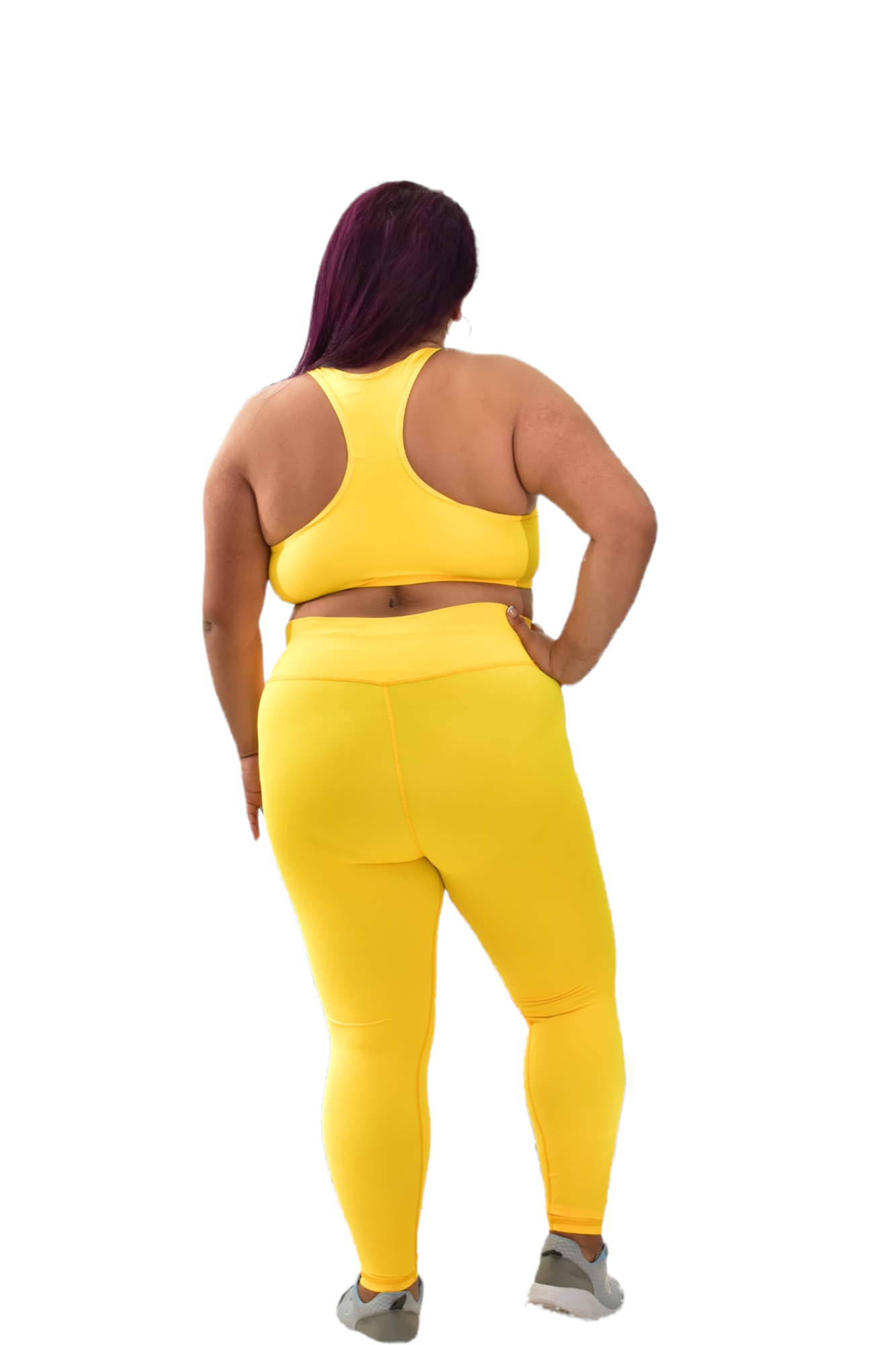 LEGGINS TALLA PLUS SET 2 PIEZAS PREMIUMTEX AMARILLO oversilvercolombia