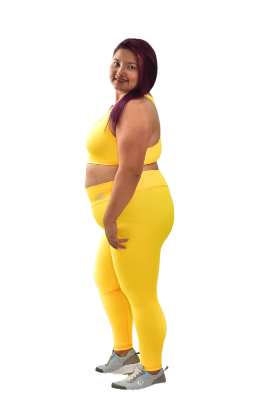 LEGGINS TALLA PLUS SET 2 PIEZAS PREMIUMTEX AMARILLO oversilvercolombia