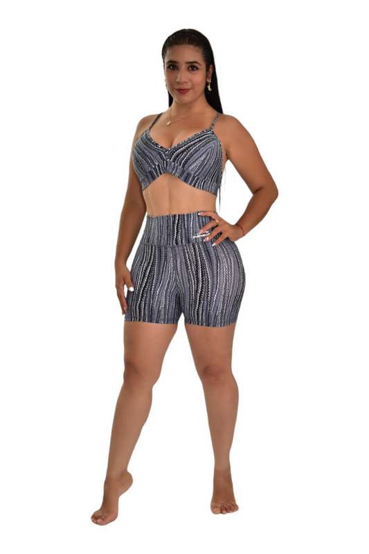 SHORT SET 2 PIEZAS PREMIUMTEX GRIS ESCAMA oversilvercolombia