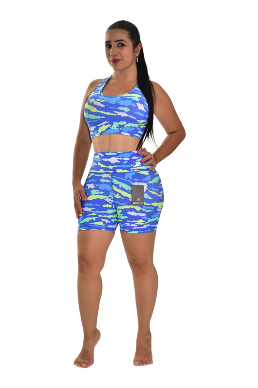SHORT SET 2 PIEZAS PREMIUMTEX AZUL REY MILITAR oversilvercolombia