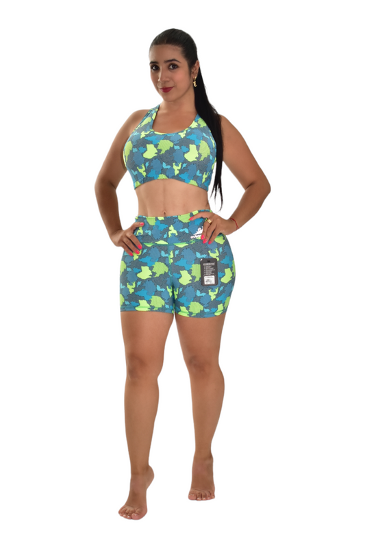 SHORT SET 2 PIEZAS PREMIUMTEX MILITAR NEON oversilvercolombia