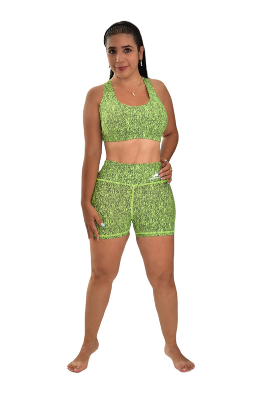 SHORT SET 2 PIEZAS PREMIUMTEX VERDE JASPE oversilvercolombia