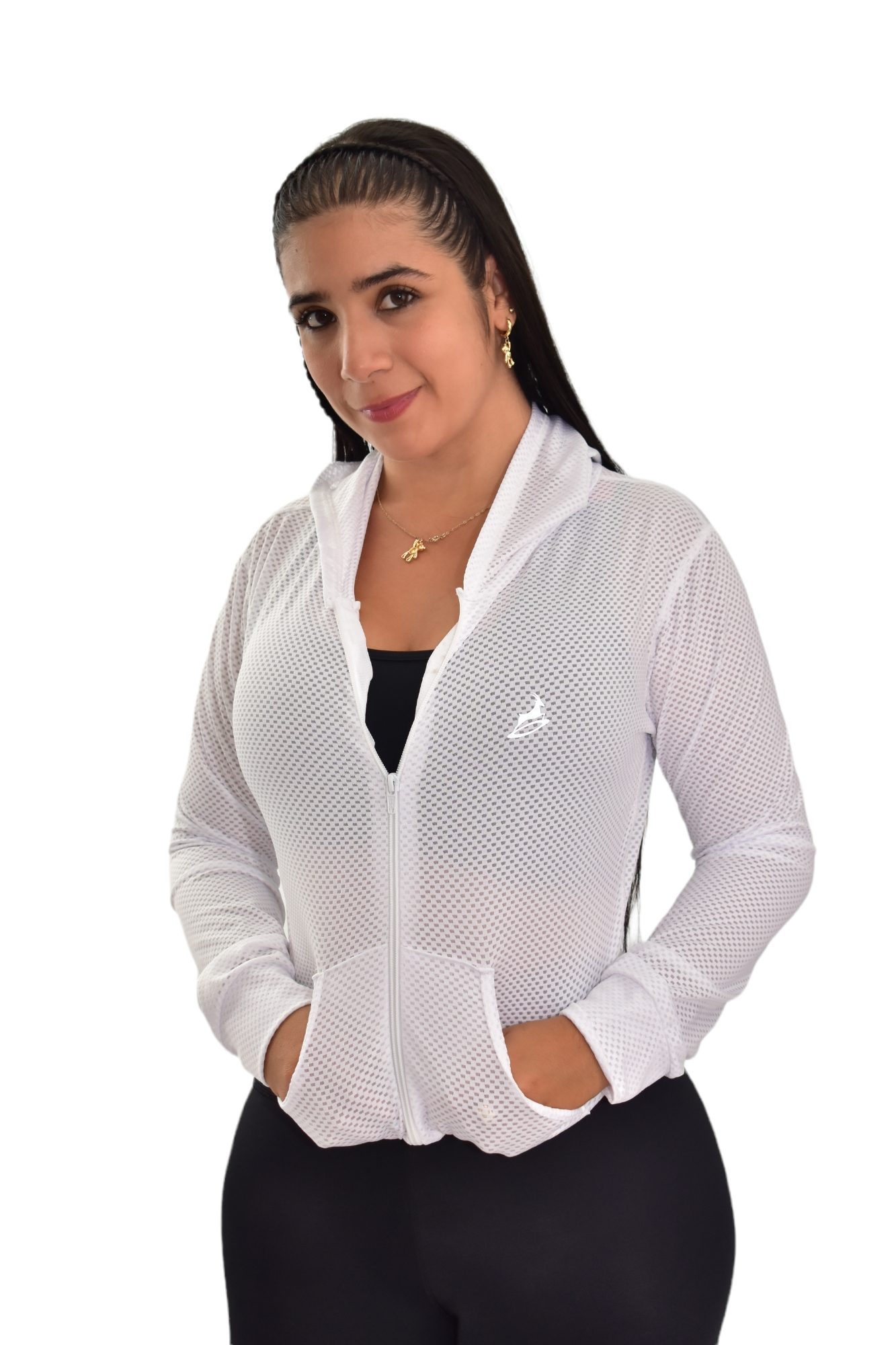 CHAQUETA DEPORTIVA DAMA BLANCO OVERSILVER®