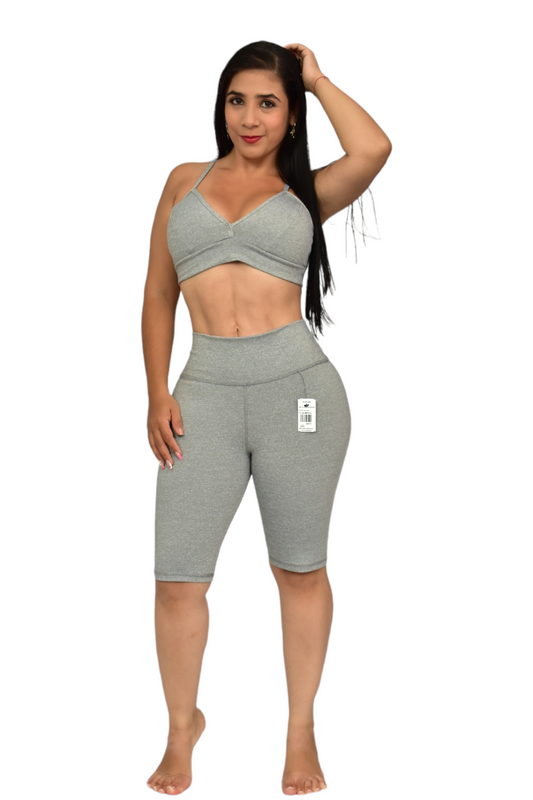 BIKER SET 2 PIEZAS SUPLEX GRIS JASPE oversilvercolombia