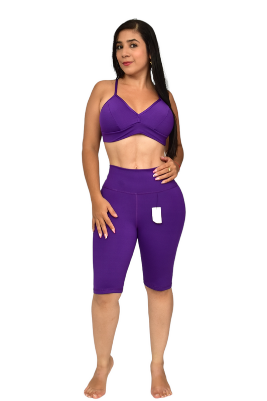 BIKER SET 2 PIEZAS SUPLEX MORADO oversilvercolombia