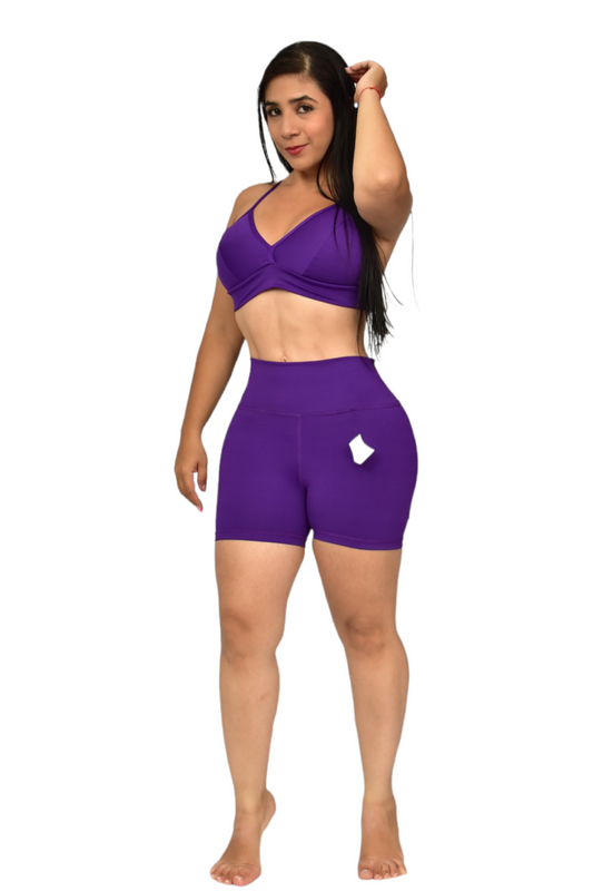 SHORT SET 2 PIEZAS SUPLEX MORADO oversilvercolombia