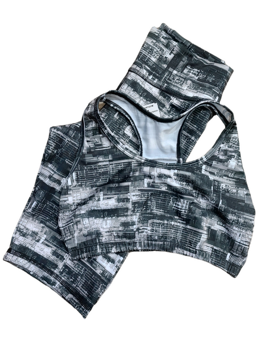 BIKER SET 2 PIEZAS SPORTGYM GRIS CUADRO oversilvercolombia