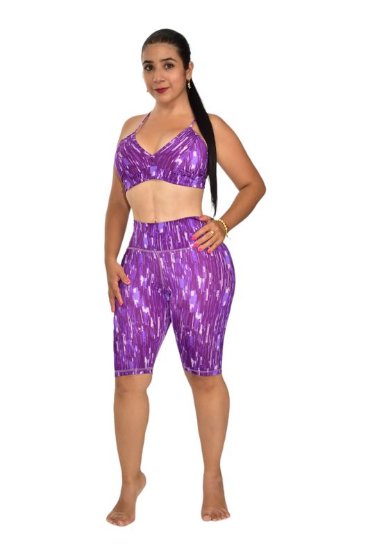 BIKER SET 2 PIEZAS SPORTGYM MORADO RALLADO oversilvercolombia
