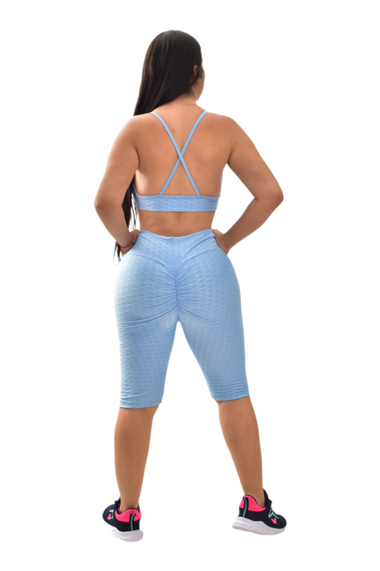 BIKER PUSH UP SET 2 PIEZAS TEXTURIZADO AZUL CLARO oversilvercolombia
