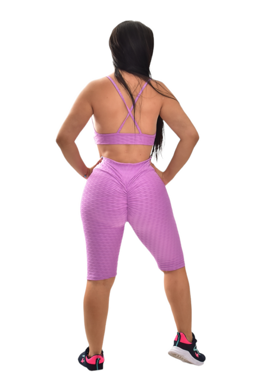 BIKER PUSH UP SET 2 PIEZAS TEXTURIZADO MORADO oversilvercolombia