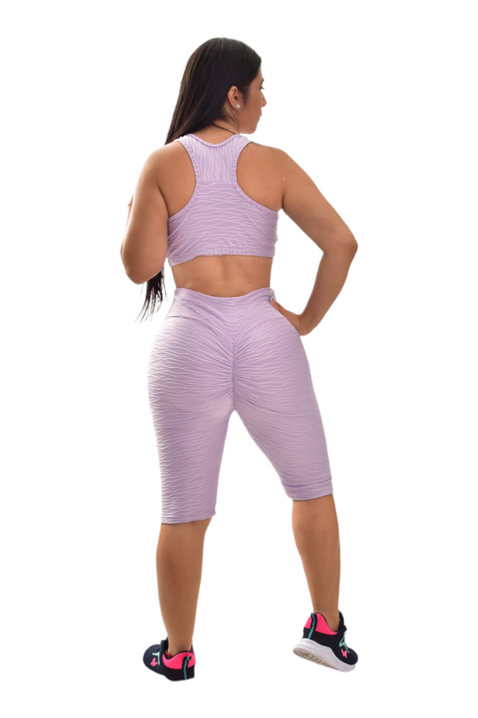 BIKER PUSH UP SET 2 PIEZAS TEXTURIZADO LILA oversilvercolombia