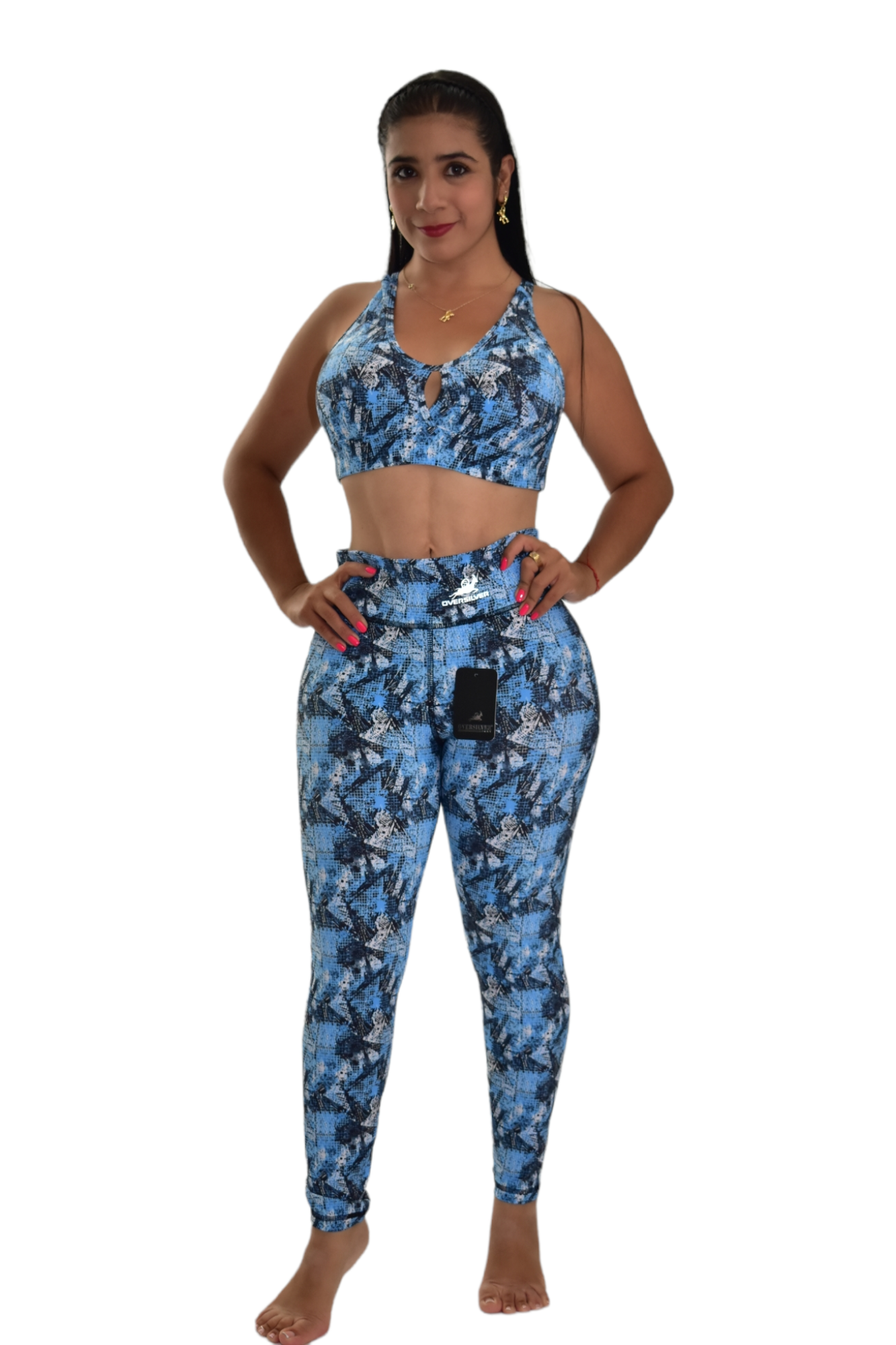 LEGGINS SET 2 PIEZAS PREMIUMTEX AZUL ARTE oversilvercolombia