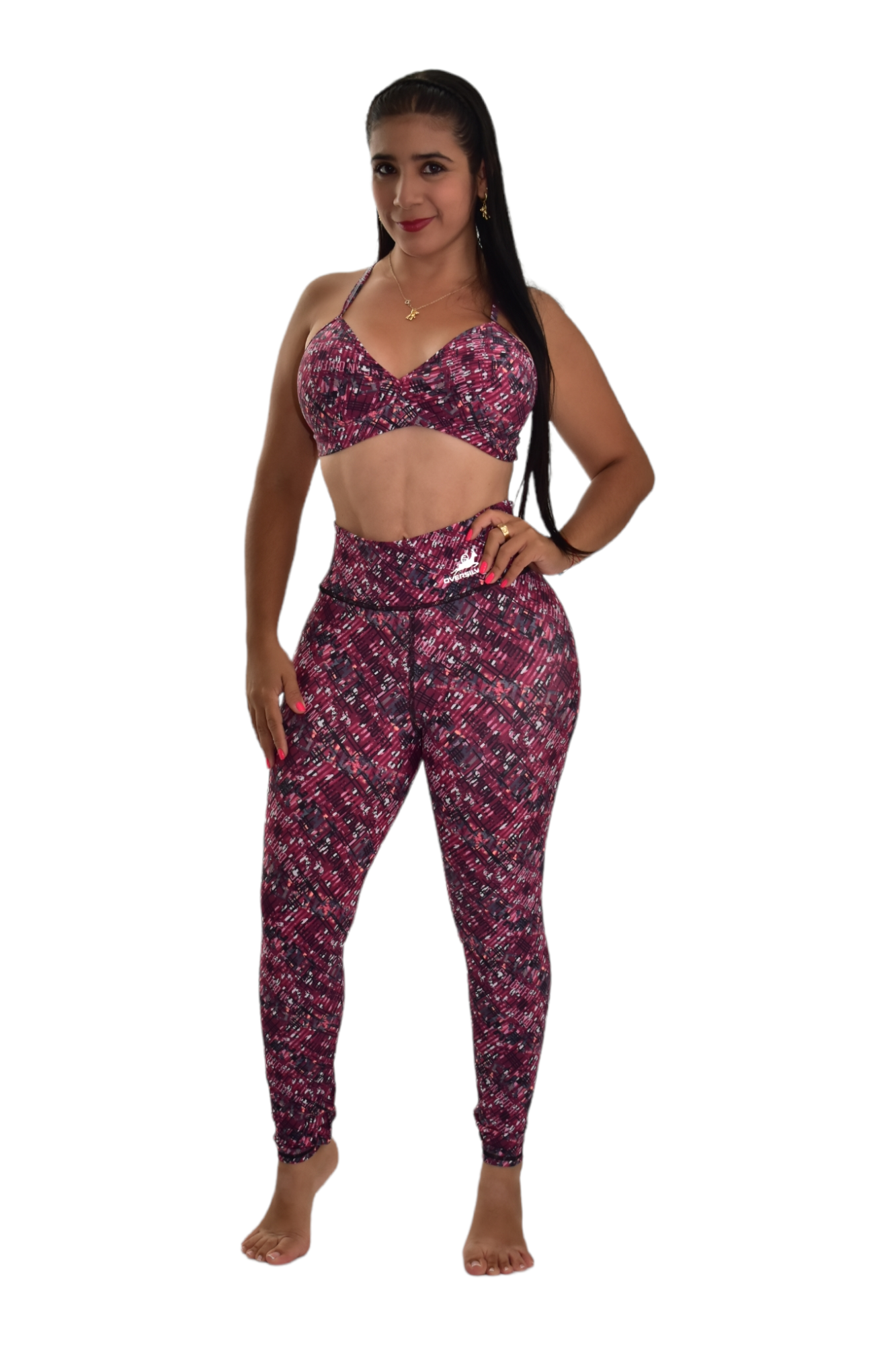 LEGGINS SET 2 PIEZAS PREMIUMTEX VINOTINTO LETRAS oversilvercolombia