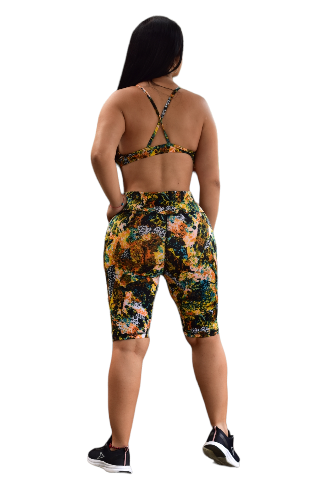 BIKER SET 2 PIEZAS SPORTGYM ARTISTICO NARANJA