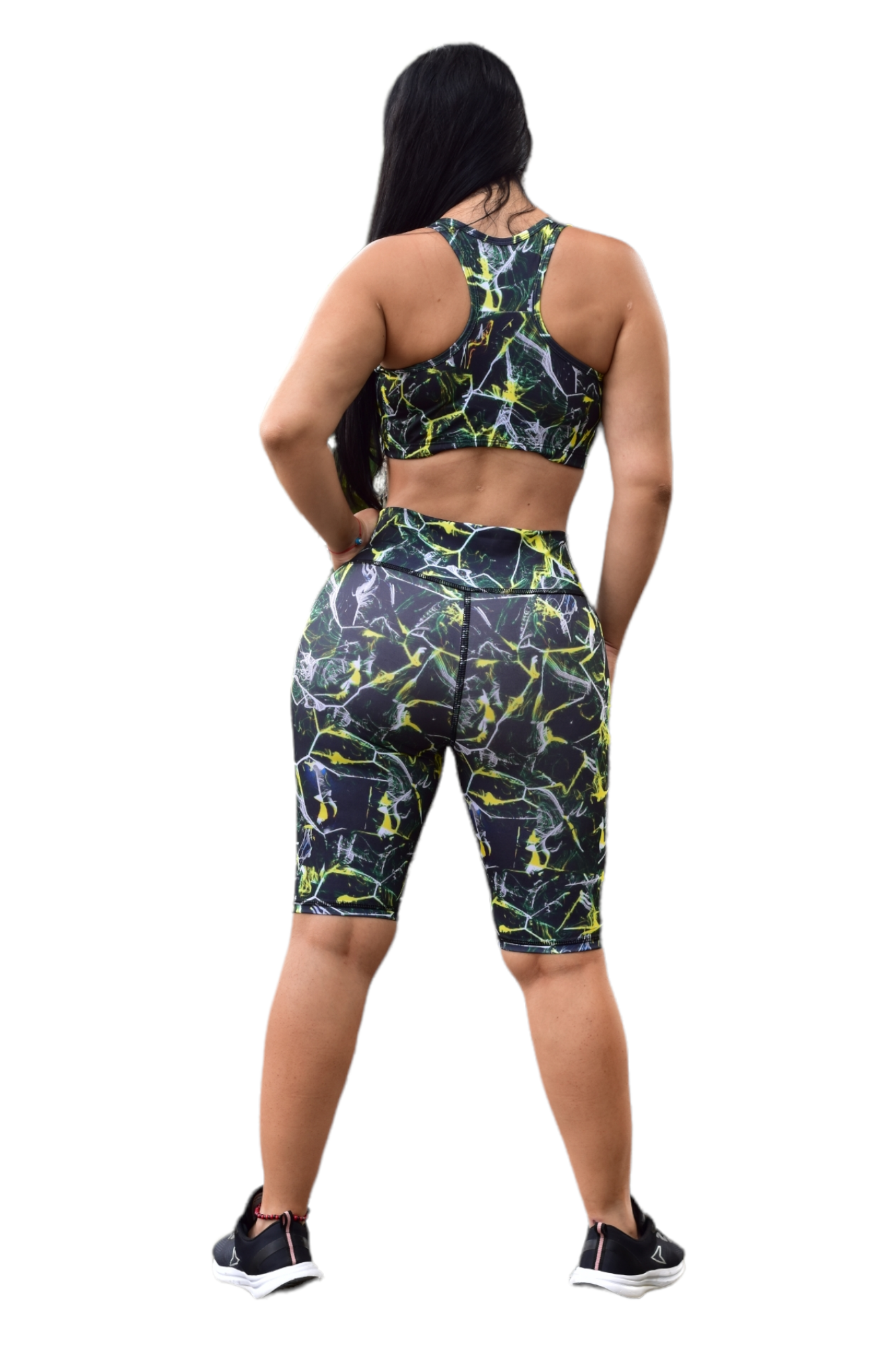 BIKER SET 2 PIEZAS SPORTGYM VERDE ELECTRICO