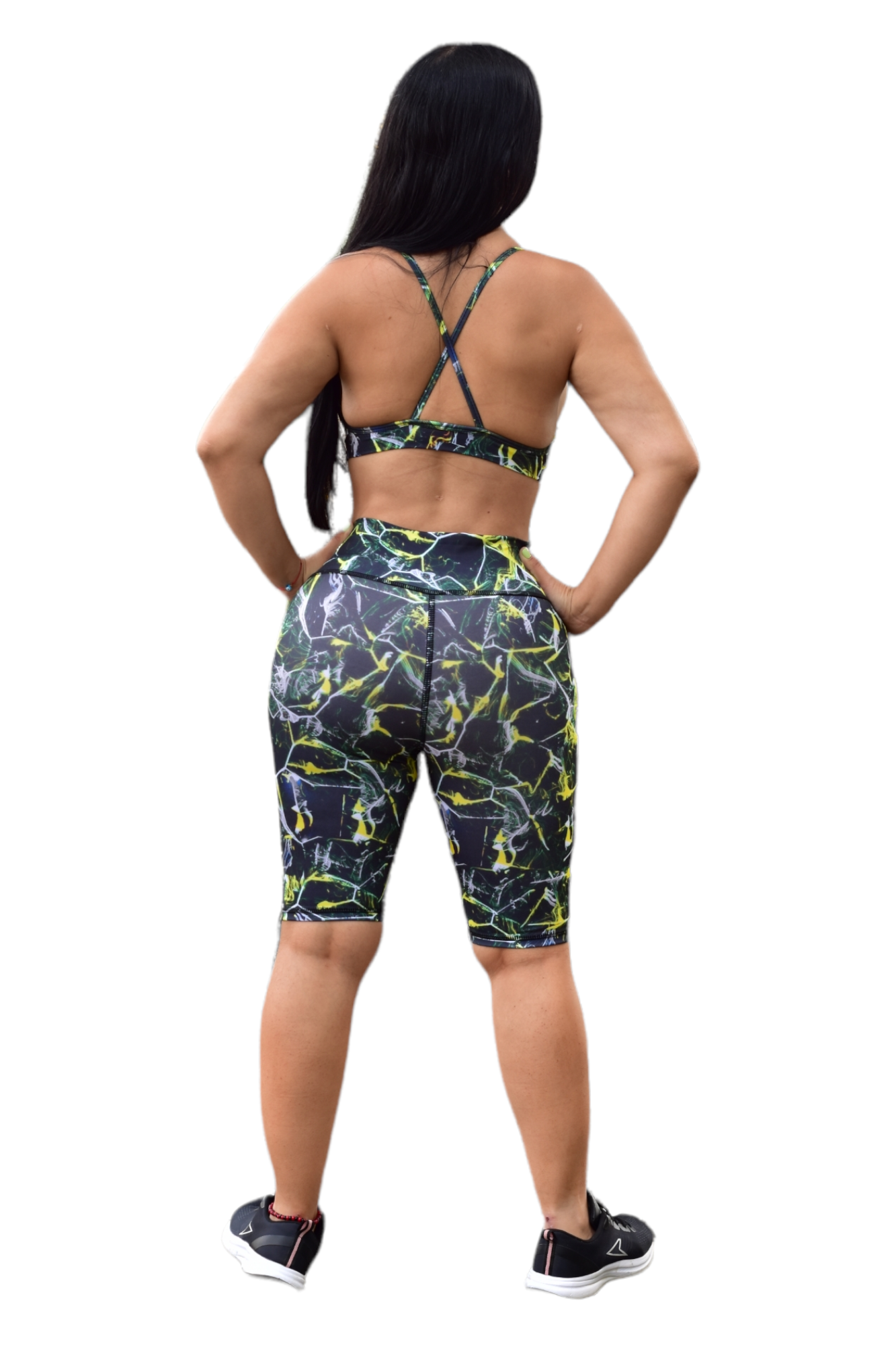 BIKER SET 2 PIEZAS SPORTGYM VERDE ELECTRICO